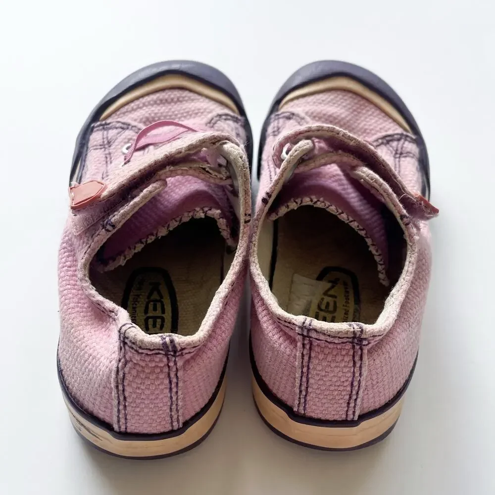 Toddler Girl's Keen Coronado Kids Pink Canvas Sneakers Size 10